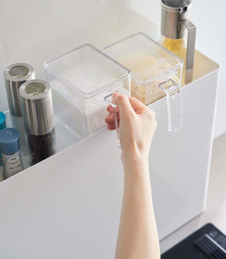 Sliding Drawer Seasoning Rack - Steel - By Baano