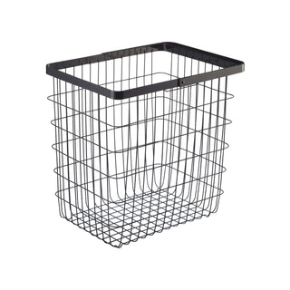 Wire Basket (15" H)  - Steel - By Baano