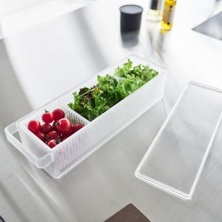 Refrigerator Colander with Lid & Divider - By Baano