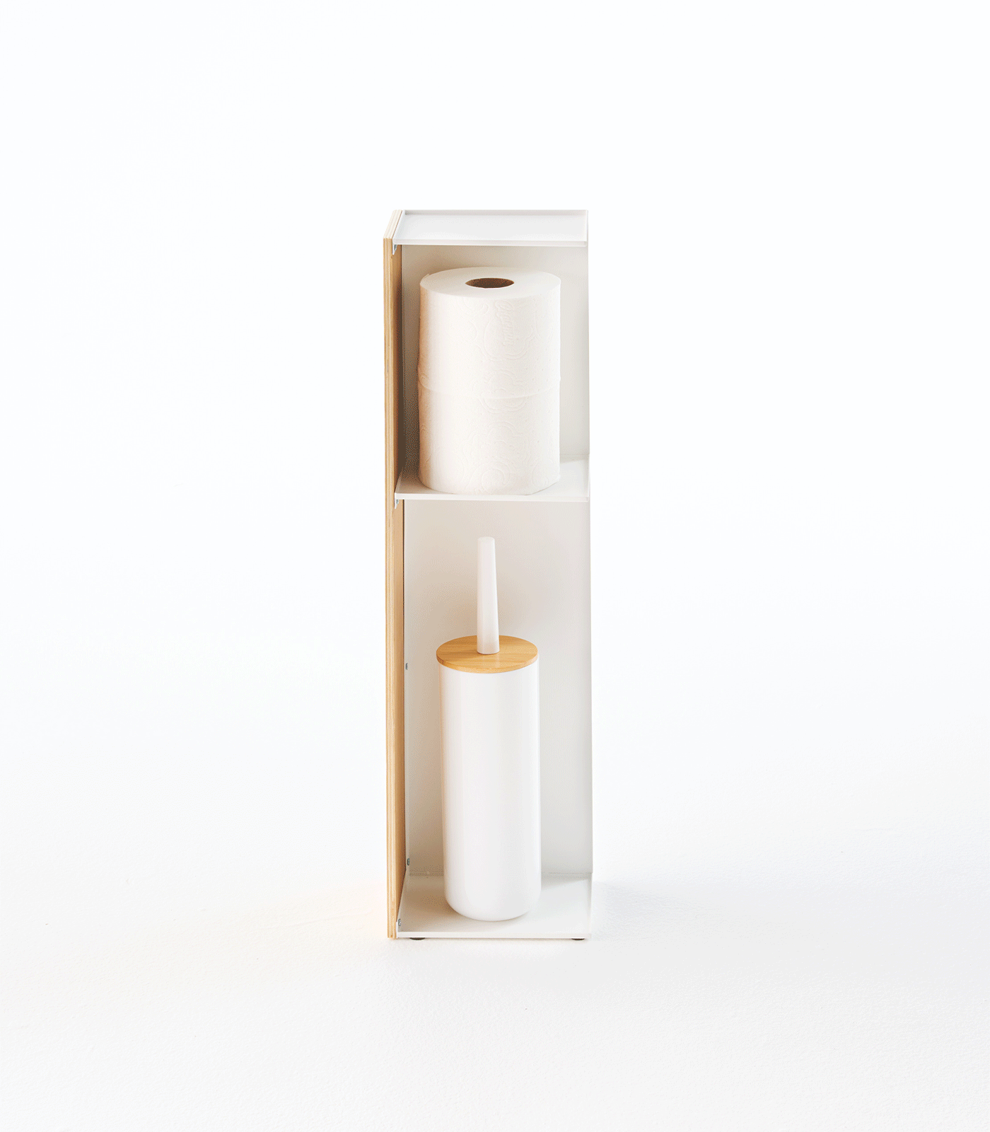 Bathroom Organizer - Steel + Wood - By Baano