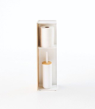 Bathroom Organizer - Steel + Wood - By Baano