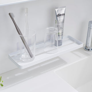 Traceless Adhesive Floating Tray - Steel - By Baano