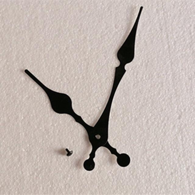 Wall Clock Pointer Clock Watch Kit Accessories 3D Clock Hands Wall Clock for Kitchen Office and Home Art Decor Quartz Clock Movement Mechanism Accessories  Needle Pointer Large Wall Clocks Quartz Stevvex