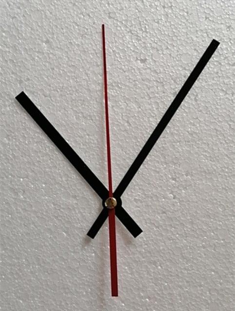 Wall Clock Pointer Clock Watch Kit Accessories 3D Clock Hands Wall Clock for Kitchen Office and Home Art Decor Quartz Clock Movement Mechanism Accessories  Needle Pointer Large Wall Clocks Quartz Stevvex