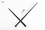 Wall Clock Pointer Clock Watch Kit Accessories 3D Clock Hands Wall Clock for Kitchen Office and Home Art Decor Quartz Clock Movement Mechanism Accessories  Needle Pointer Large Wall Clocks Quartz Stevvex