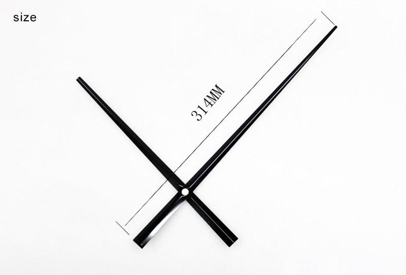 Wall Clock Pointer Clock Watch Kit Accessories 3D Clock Hands Wall Clock for Kitchen Office and Home Art Decor Quartz Clock Movement Mechanism Accessories  Needle Pointer Large Wall Clocks Quartz Stevvex