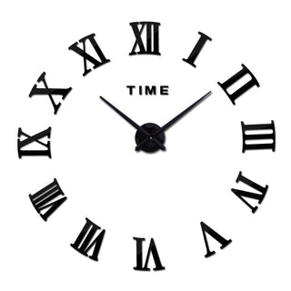 Wall Clock Promotion New Home Decor Large Roman Mirror 3D Wall Clock Mirror Surface Decorative Clock Large Wall Sticker Clock for Living Room Bedroom Office Home Decorations Fashion  Modern Quartz Clocks Living Room  Sticker Watch Stevvex