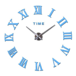 Wall Clock Promotion New Home Decor Large Roman Mirror 3D Wall Clock Mirror Surface Decorative Clock Large Wall Sticker Clock for Living Room Bedroom Office Home Decorations Fashion  Modern Quartz Clocks Living Room  Sticker Watch Stevvex