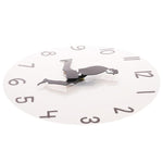 Wall Clock Silly Walk Wall Clock Comedy Creative Artwork Sweep Seconds Silent Funny Modern Silent Wall Watch Clock for Living Room Decor  Comedian Home Decor Novelty Wall Watch Funny Walking Silent Mute Clock Stevvex