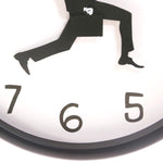 Wall Clock Silly Walk Wall Clock Comedy Creative Artwork Sweep Seconds Silent Funny Modern Silent Wall Watch Clock for Living Room Decor  Comedian Home Decor Novelty Wall Watch Funny Walking Silent Mute Clock Stevvex