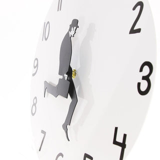 Wall Clock Silly Walk Wall Clock Comedy Creative Artwork Sweep Seconds Silent Funny Modern Silent Wall Watch Clock for Living Room Decor  Comedian Home Decor Novelty Wall Watch Funny Walking Silent Mute Clock Stevvex