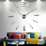 Wall Clock Watch Clocks 3D Frameless Wall Clock Large Stickers Wall Decoration for Living Room Bedroom 3D Acrylic Mirror Stickers Living Room Quartz Needle Europe Stevvex