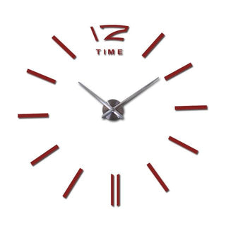 Wall Clock Watch Clocks 3D Frameless Wall Clock Large Stickers Wall Decoration for Living Room Bedroom 3D Acrylic Mirror Stickers Living Room Quartz Needle Europe Stevvex