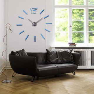 Wall Clock Watch Clocks 3D Frameless Wall Clock Large Stickers Wall Decoration for Living Room Bedroom 3D Acrylic Mirror Stickers Living Room Quartz Needle Europe Stevvex