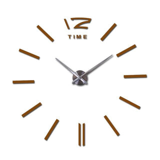 Wall Clock Watch Clocks 3D Frameless Wall Clock Large Stickers Wall Decoration for Living Room Bedroom 3D Acrylic Mirror Stickers Living Room Quartz Needle Europe Stevvex