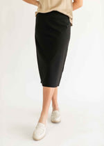 Wanda Classic Pencil Midi Skirt