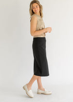 Wanda Classic Pencil Midi Skirt - By Baano