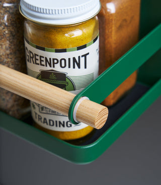 Magnetic Storage Caddy - Steel + Wood - By Baano