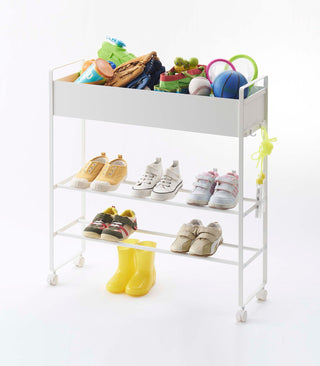Entryway Storage Cart (29.33" H)  - Steel - By Baano