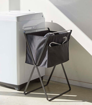 Elevated Laundry Hamper - Steel - By Baano