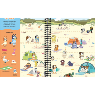 Where's Bluey?: A Search-and-Find Book (Spiral Bound) - By Baano
