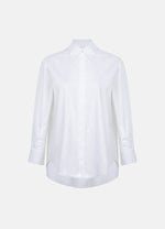 Seconda Oversized White Cotton Business Shirt ETNA