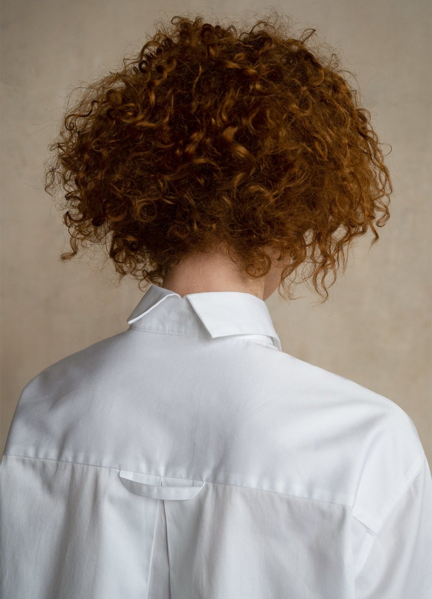 Seconda Oversized White Cotton Business Shirt ETNA