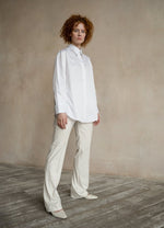 Seconda Oversized White Cotton Business Shirt ETNA