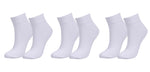 tittimitti® 98% Organic Cotton Women's Ankle Socks (3-Pack)