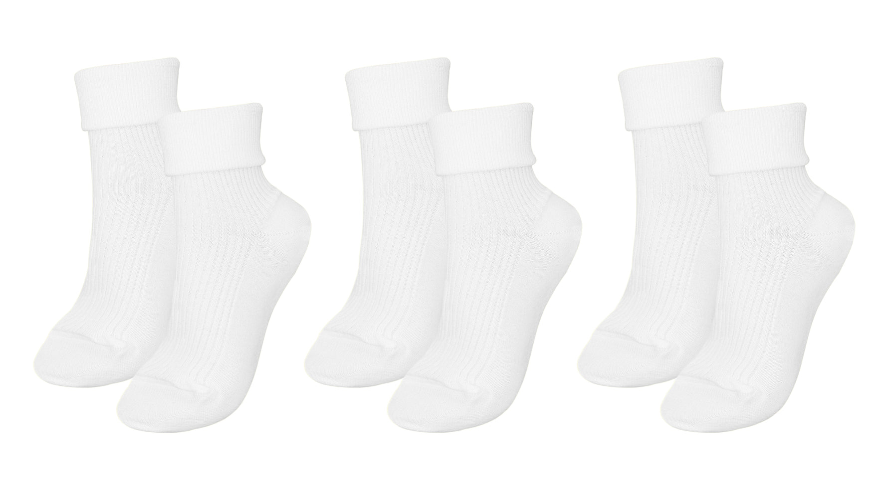 tittimitti® 100% Organic Combed Cotton Luxury Women's Socks 3-Pack. Made in Italy.