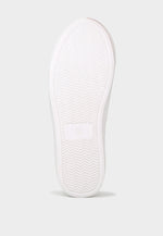 White Slip On Patchwork Sneakers