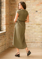 Willow Linen Midi Dress