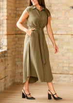 Willow Linen Midi Dress