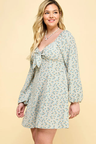 Winny Long Sleeve Mini Dress