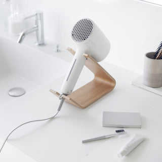 Hair Dryer and Iron Stand - Wood - By Baano