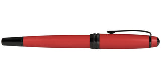 Bailey™ Matte Red Lacquer Stainless Steel Fine Nib Fountain Pen - By Baano