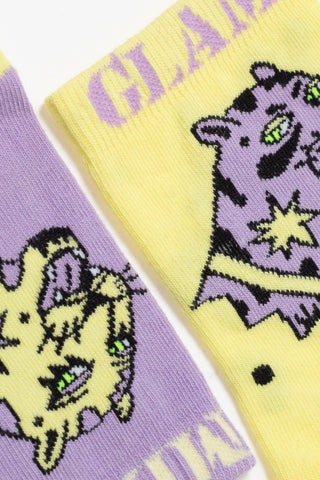 Socks Cotton Conte Happy 386 - Glam Metal - By Baano