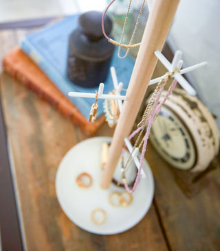 Jewelry + Accessory Stand - Steel + Wood - By Baano