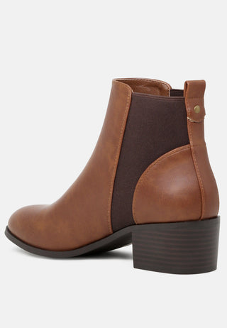 Womens Ankle Boots Low Heel