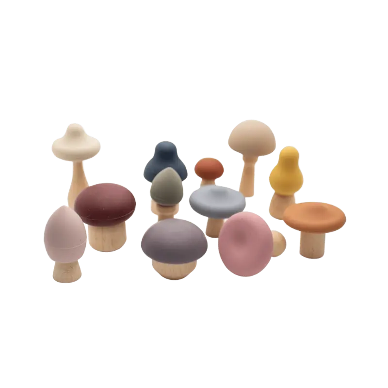Mushroom Mix & Match Toy – 24pc | LYTL®️