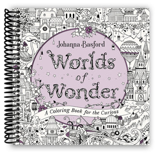 Worlds of Wonder: A Coloring Book for the Curious (Spiral Bound) - By Baano