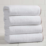 Cotton Border-Stitched 6-Piece Towel Set - Valery Collection