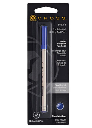 Selectip® Jumbo Ballpoint Pen Refill – Blue - Medium - Single Pack - By Baano