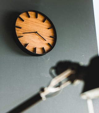 Wall Clock - Steel + Wood - By Baano