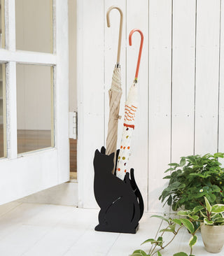 Cat Umbrella Stand - Steel - By Baano
