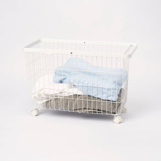 Rolling Wire Basket (14.8" H)  - Steel - By Baano