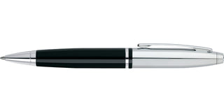 Calais™ Chrome & Black Lacquer Ballpoint Pen - By Baano