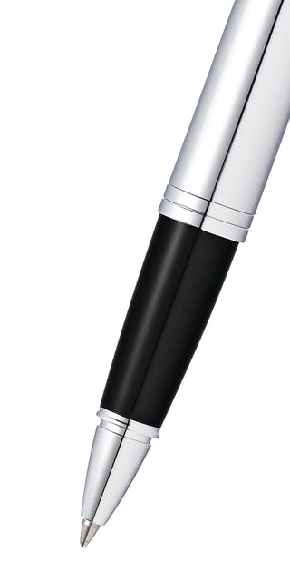 Calais™ Polished Chrome Rollerball Pen - By Baano