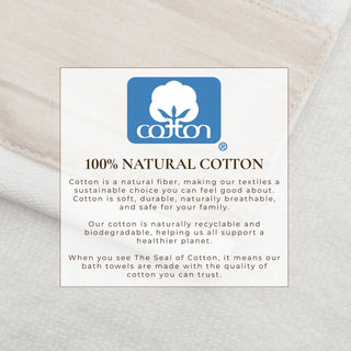 Cotton Linen-Like Border 6-Piece Towel Set - Priya Collection Great Bay Home