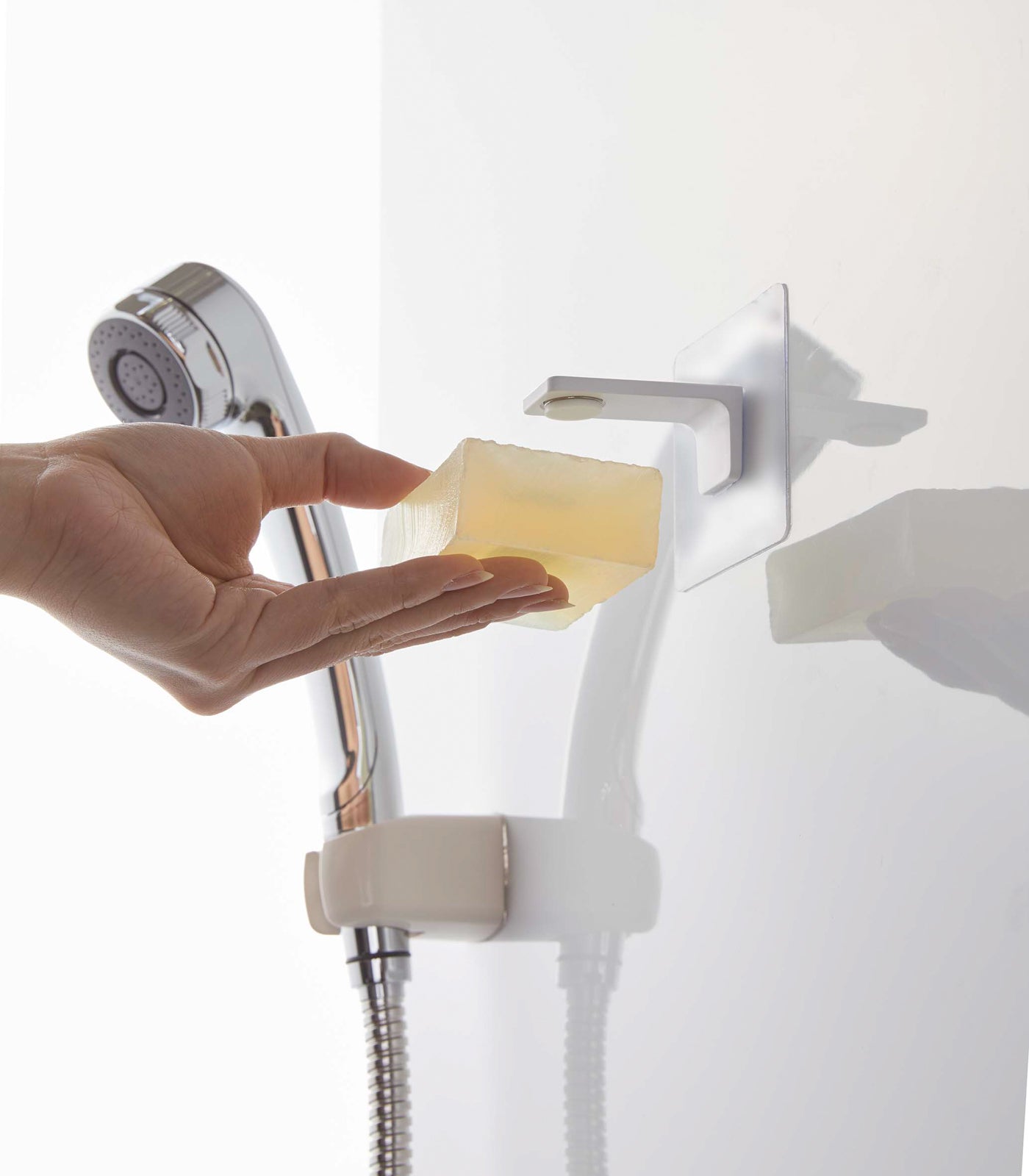 Traceless Adhesive Magnetic Soap Holder - By Baano
